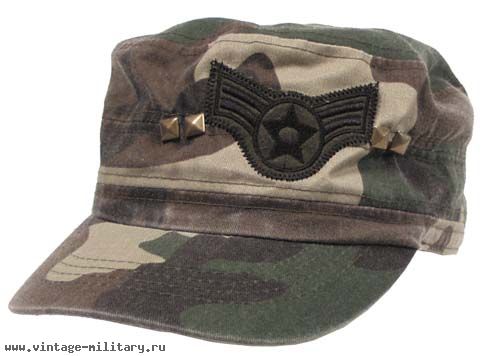Кепка Army Cap PT "GI" woodland, MAX FUCHS